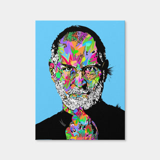 AUTO-MOCKUP WHITE | Steve Jobs | 1 Piece | Gallery Wrap | group=3x4