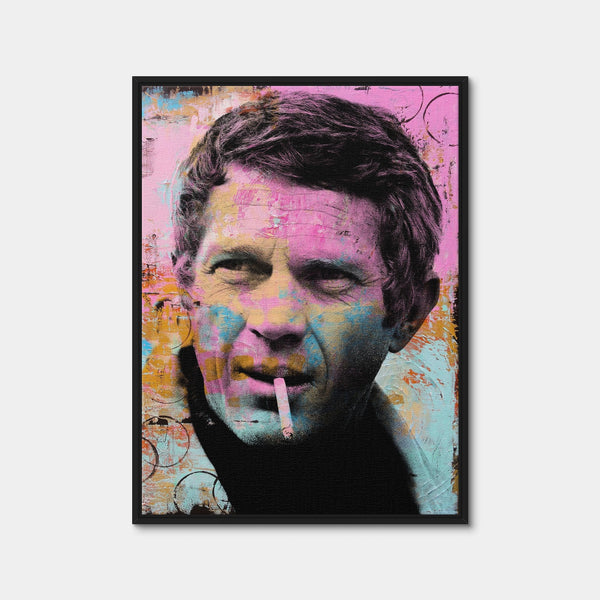 Steve McQueen Wall Art — Framed Canvas Format preview