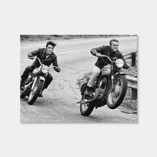 AUTO-MOCKUP WHITE | Steve McQueen and Elvis Presley | 1 Piece | Gallery Wrap Canvas | group=4x3