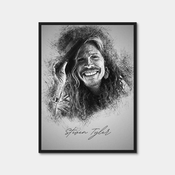 Steven Tyler Wall Art — Framed Canvas Format preview