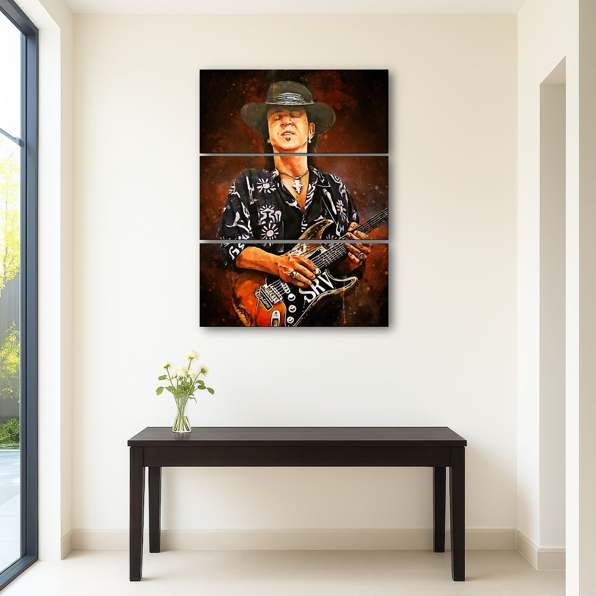 AUTO-MOCKUP ROOM | Stevie Ray Vaughan Painting
