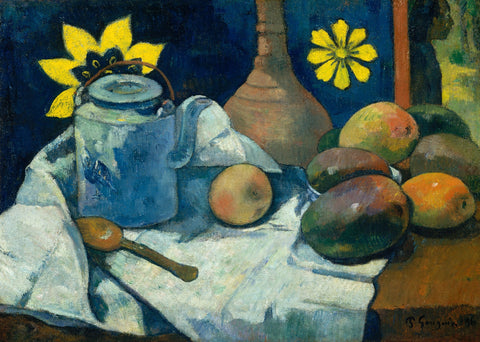 Still Life with Teapot and Fruit Wall Art