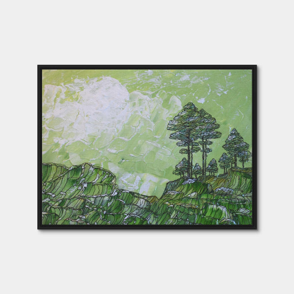 Stillness And Meditation Wall Art — Framed Canvas Format preview