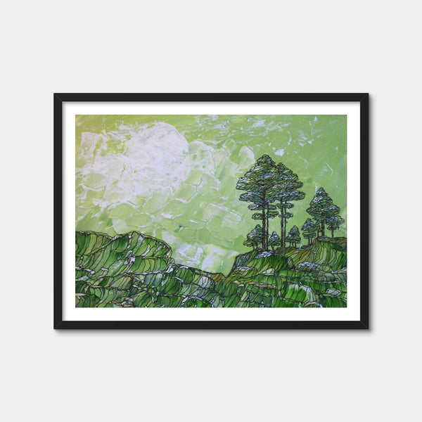Stillness And Meditation Wall Art — Framed Print Format preview