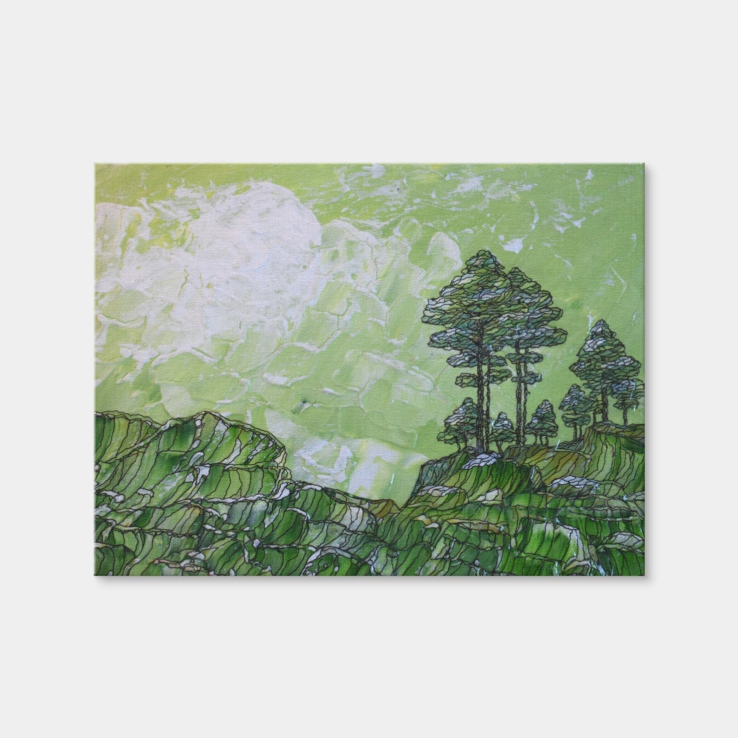 AUTO-MOCKUP WHITE | Stillness And Meditation | 1 Piece | Gallery Wrap | group=4x3