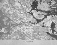 Stockholm Map 2 Wall Art