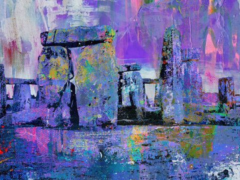 Stonehenge Abstract Wall Art