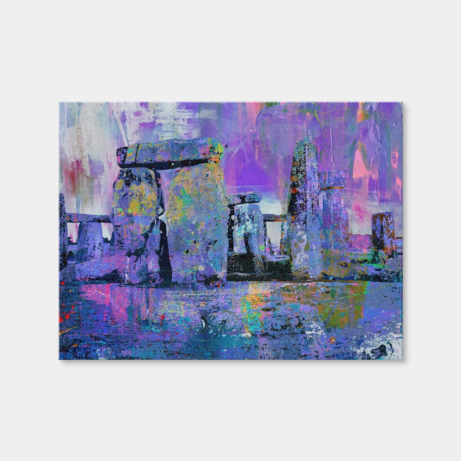 AUTO-MOCKUP WHITE | Stonehenge Abstract | 1 Piece | Gallery Wrap Canvas | group=4x3