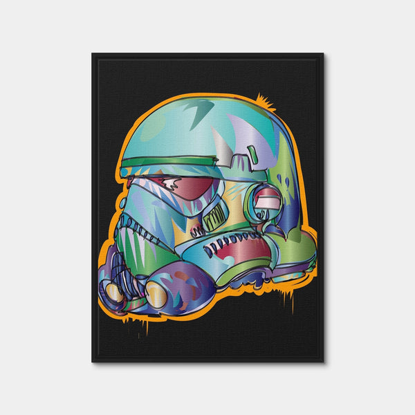 Stormtrooper Wall Art — Framed Canvas Format preview
