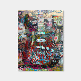 AUTO-MOCKUP WHITE | Strat Heavy Graffiti | 1 Piece | Gallery Wrap | group=3x4