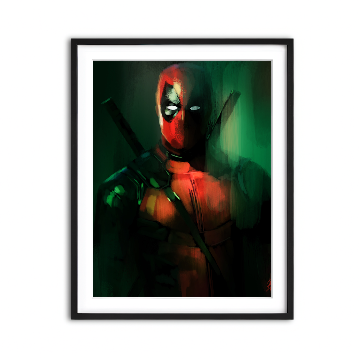 Framed Print 3x4 Black