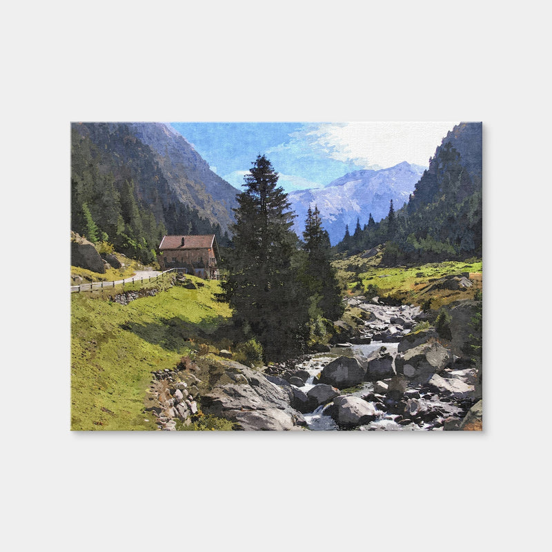 AUTO-MOCKUP WHITE | Streamside Mountain | 1 Piece | Gallery Wrap | group=4x3