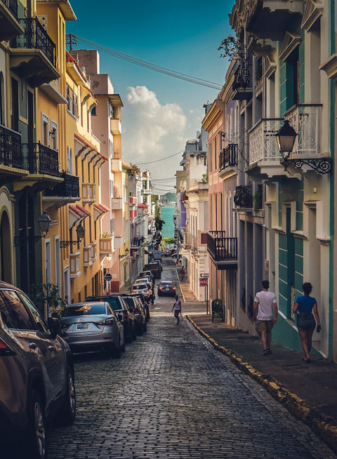 Street of San Juan Puerto Rico Wall Art