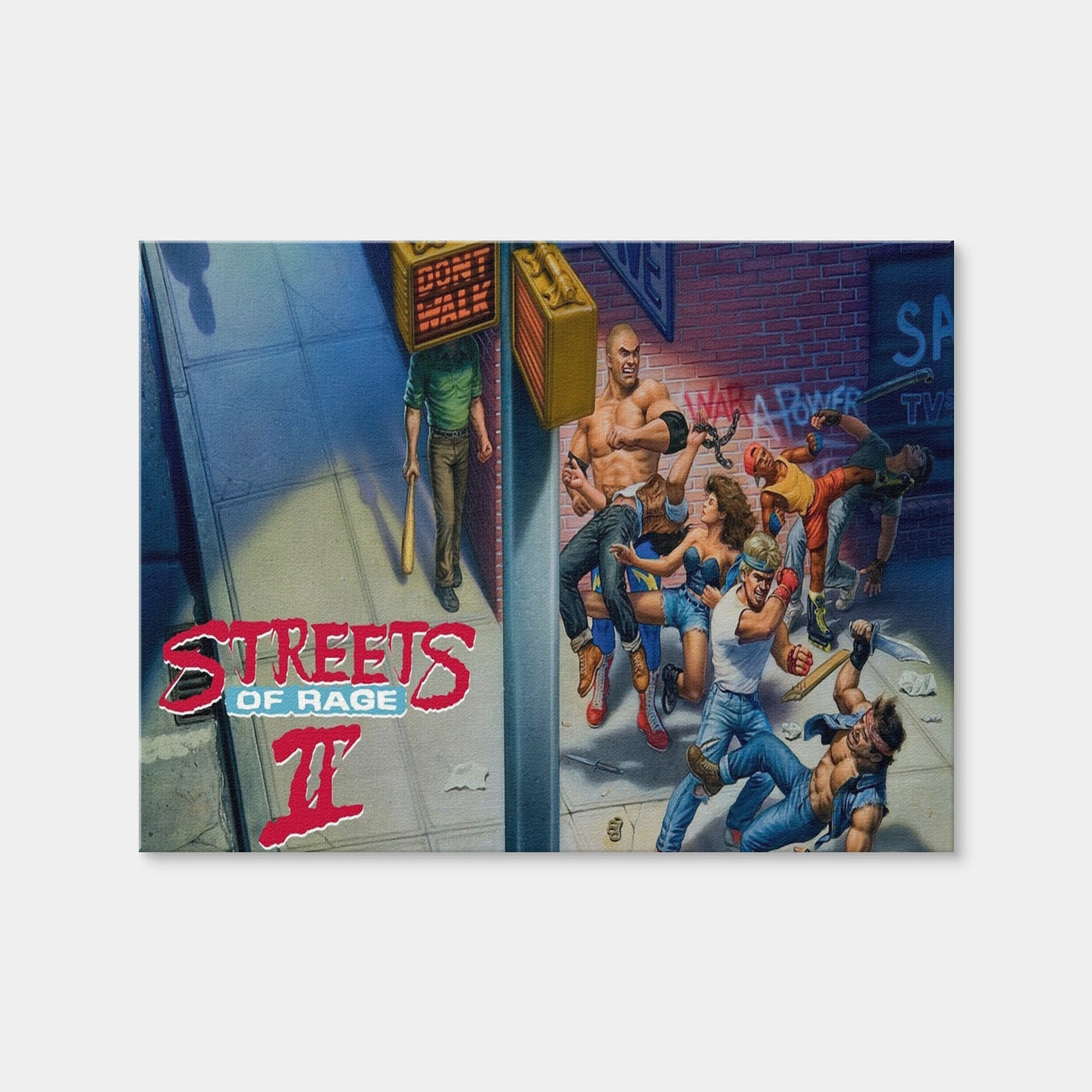 AUTO-MOCKUP WHITE | Streets of Rage 2 | 1 Piece | Gallery Wrap | group=4x3