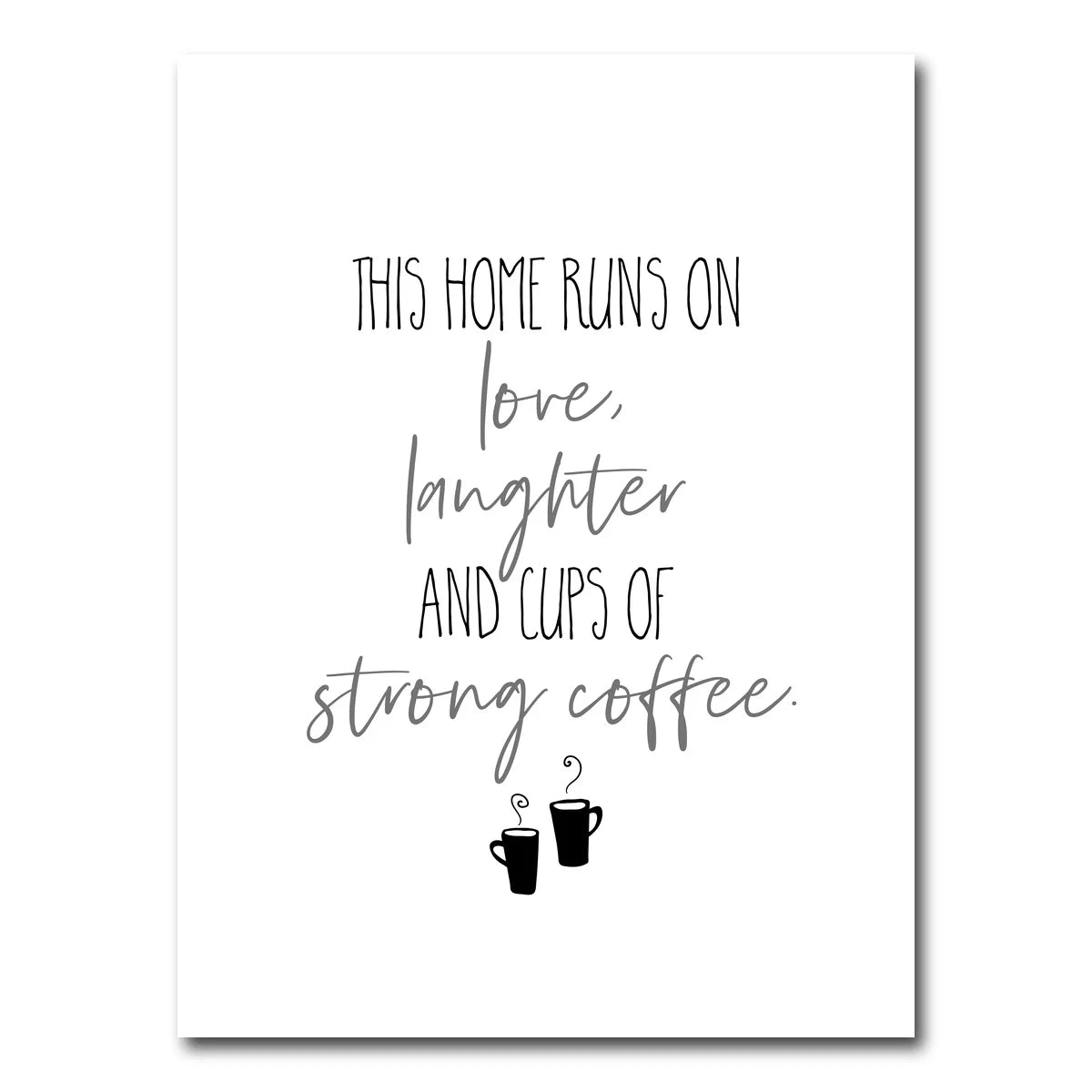 Strong Coffee Wall Art