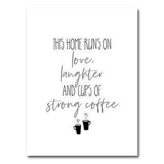 Strong Coffee Wall Art
