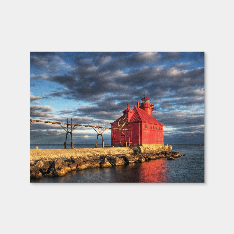 AUTO-MOCKUP WHITE | Sturgeon Bay Lighthouse | 1 Piece | Gallery Wrap | group=4x3
