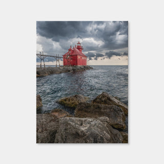 AUTO-MOCKUP WHITE | Sturgeon Bay Ship Canal Pierhead Lighthouse | 1 Piece | Gallery Wrap | group=3x4