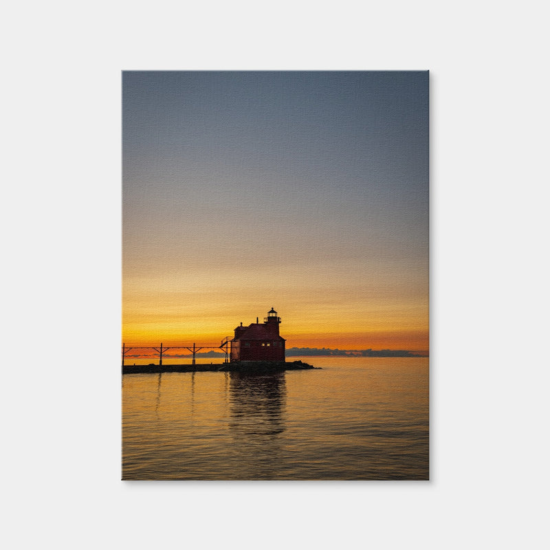 AUTO-MOCKUP WHITE | Sturgeon Bay Sunrise | 1 Piece | Gallery Wrap Canvas | group=3x4