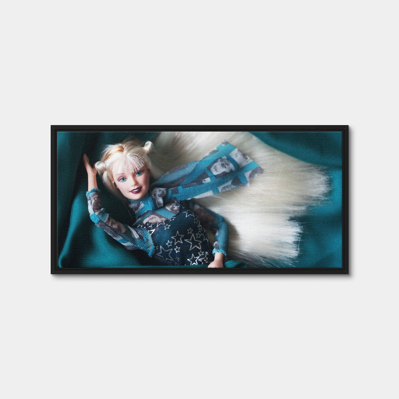 AUTO-MOCKUP WHITE | Stylish Barbie | 1 Piece | Black Framed Canvas | group=2x1