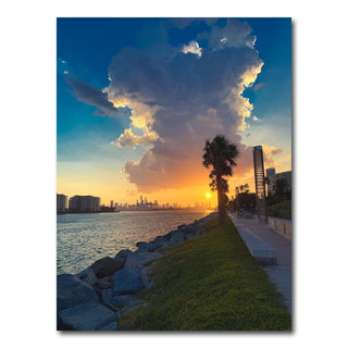 Sun Over Miami Wall Art