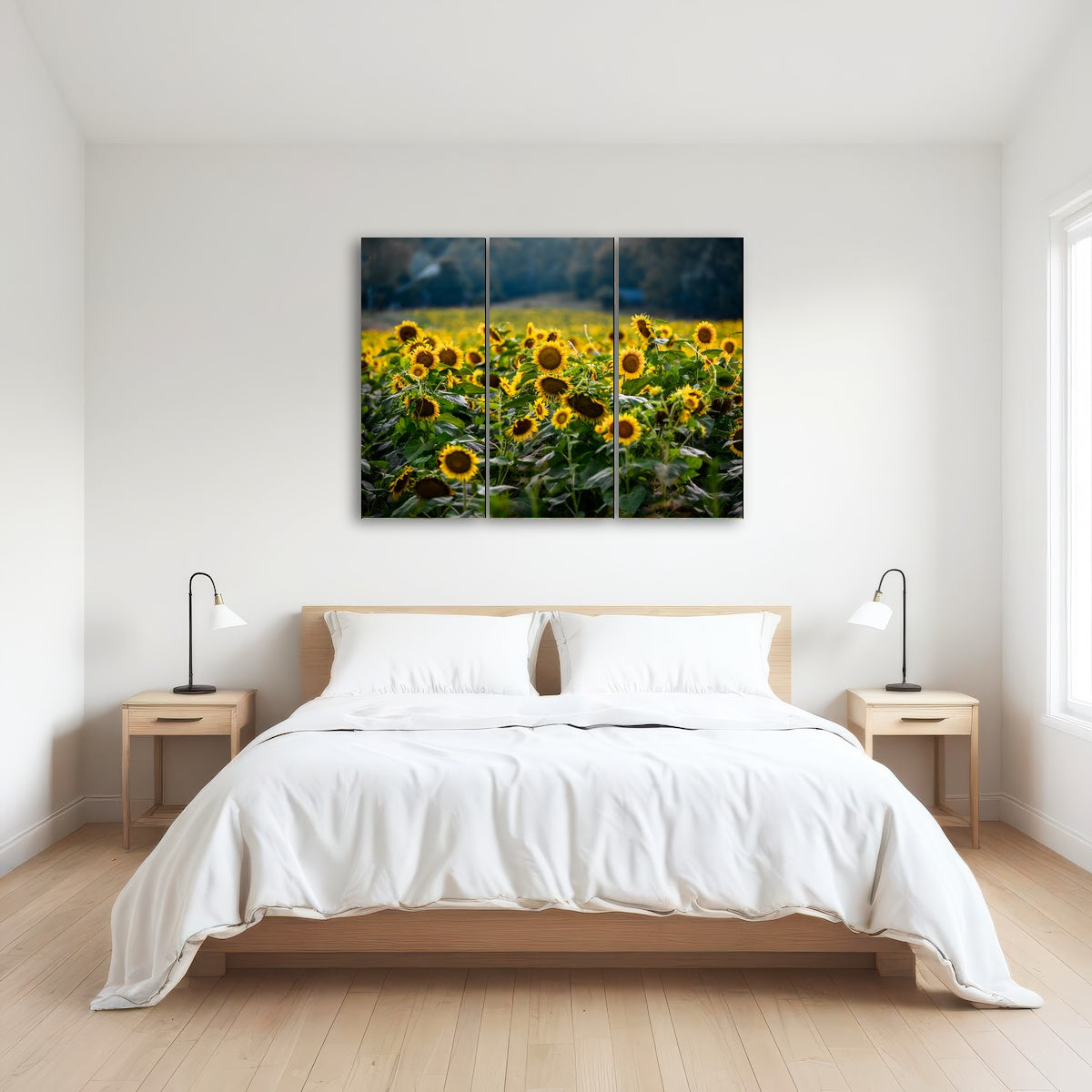 AUTO-MOCKUP ROOM | Sunflower Field