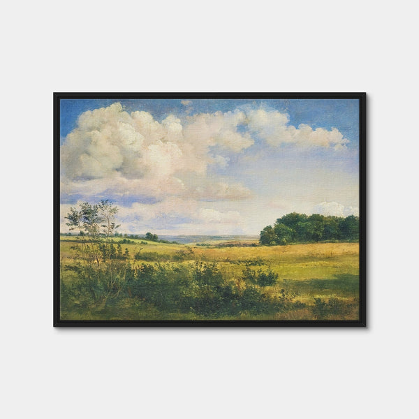 Sunlit Clouds Wall Art — Framed Canvas Format preview