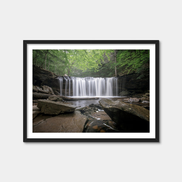 Sunrise At Ricketts Glenn Wall Art — Framed Print Format preview