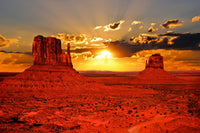 Sunrise Monument Valley Wall Art