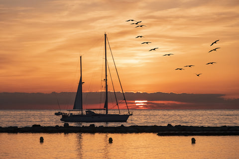 Sunrise On The Riviera Wall Art