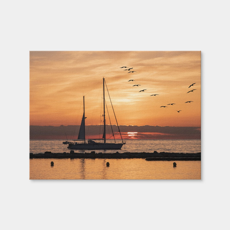 AUTO-MOCKUP WHITE | Sunrise On The Riviera | 1 Piece | Gallery Wrap | group=4x3