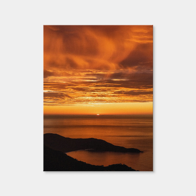 AUTO-MOCKUP WHITE | Sunrise at Ilha Grande Brazil | 1 Piece | Gallery Wrap | group=3x4