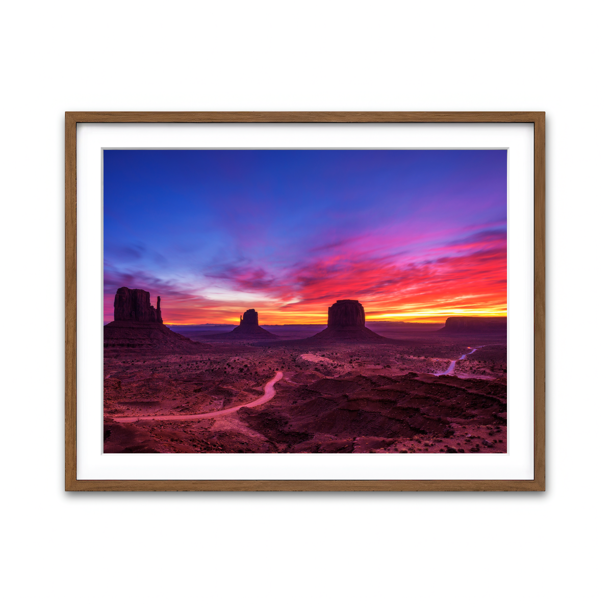 Framed Print 4x3 Walnut