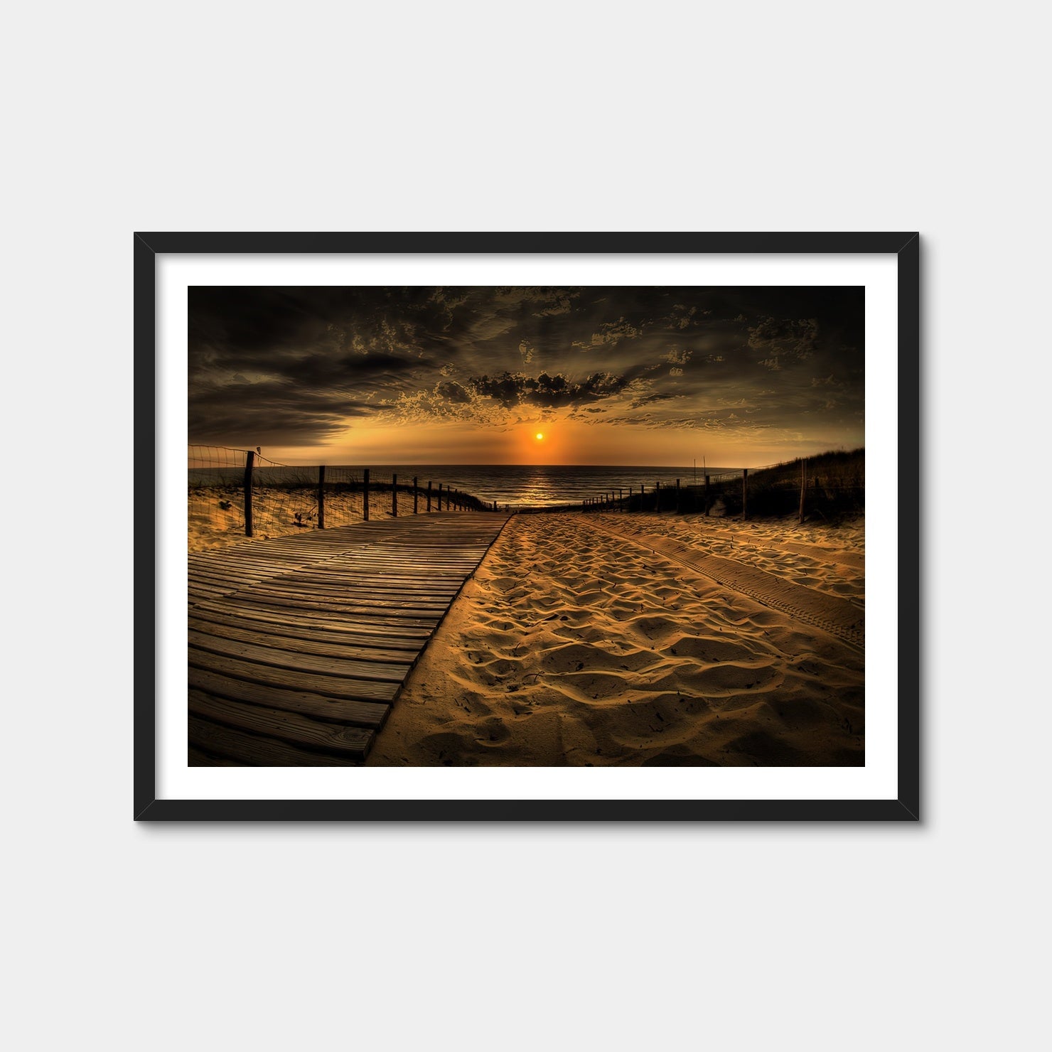 Sunset Beach Wall Art