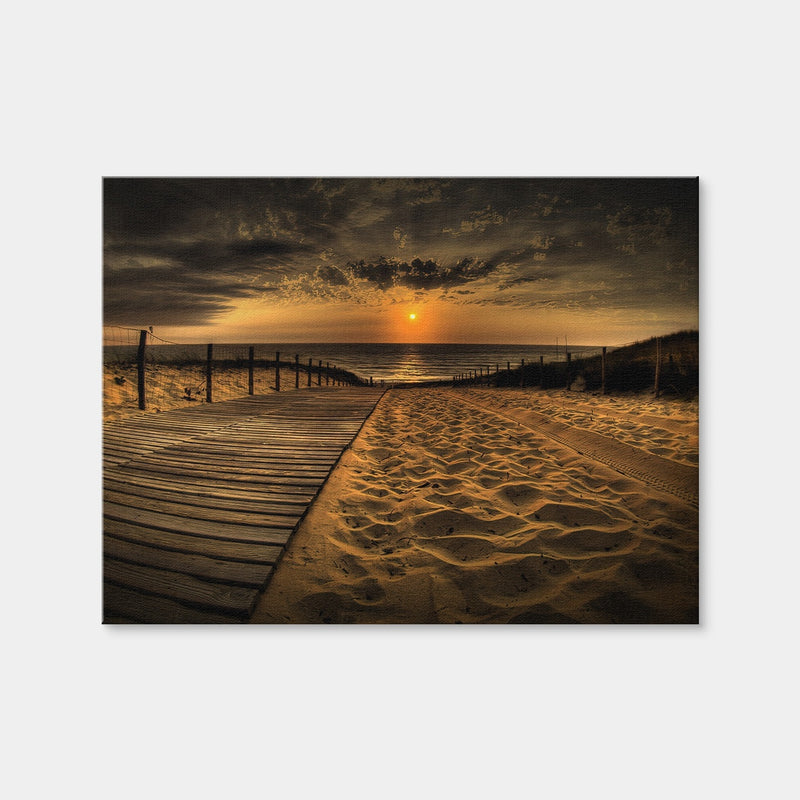 AUTO-MOCKUP WHITE | Sunset Beach | 1 Piece | Gallery Wrap Canvas | group=4x3