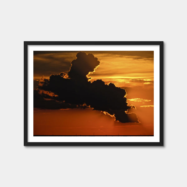 Sunset Clouds Wall Art — Framed Print Format preview