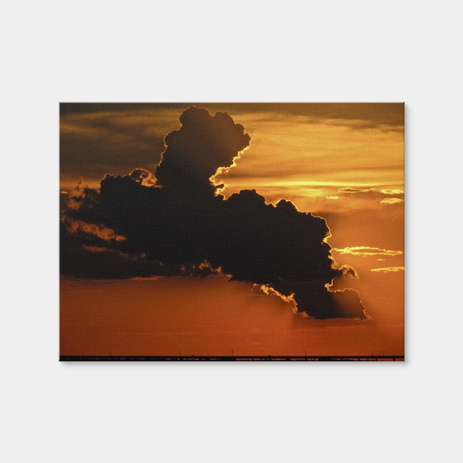AUTO-MOCKUP WHITE | Sunset Clouds | 1 Piece | Gallery Wrap | group=4x3
