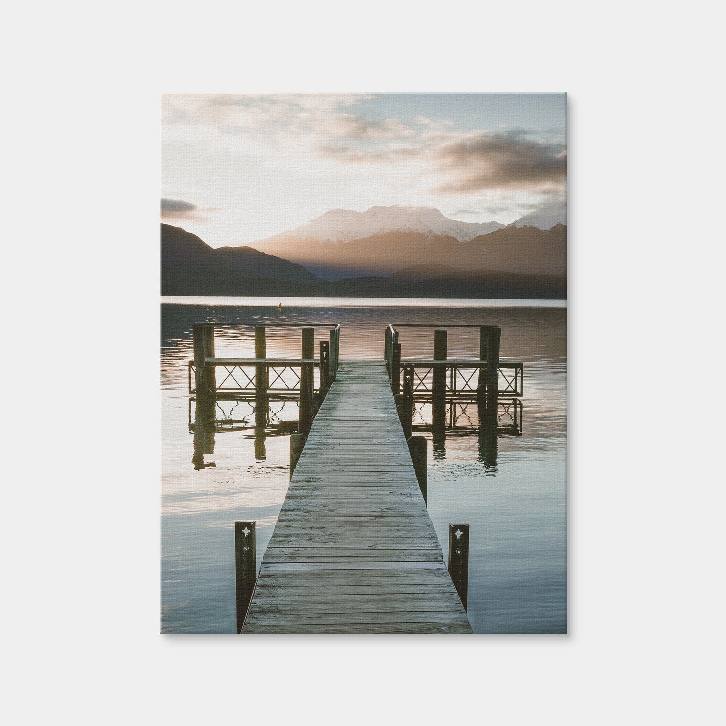 AUTO-MOCKUP WHITE | Sunset Dock | 1 Piece | Gallery Wrap | group=3x4