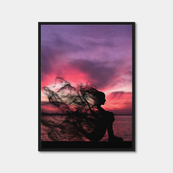 Sunset Feelings Wall Art — Framed Canvas Format preview