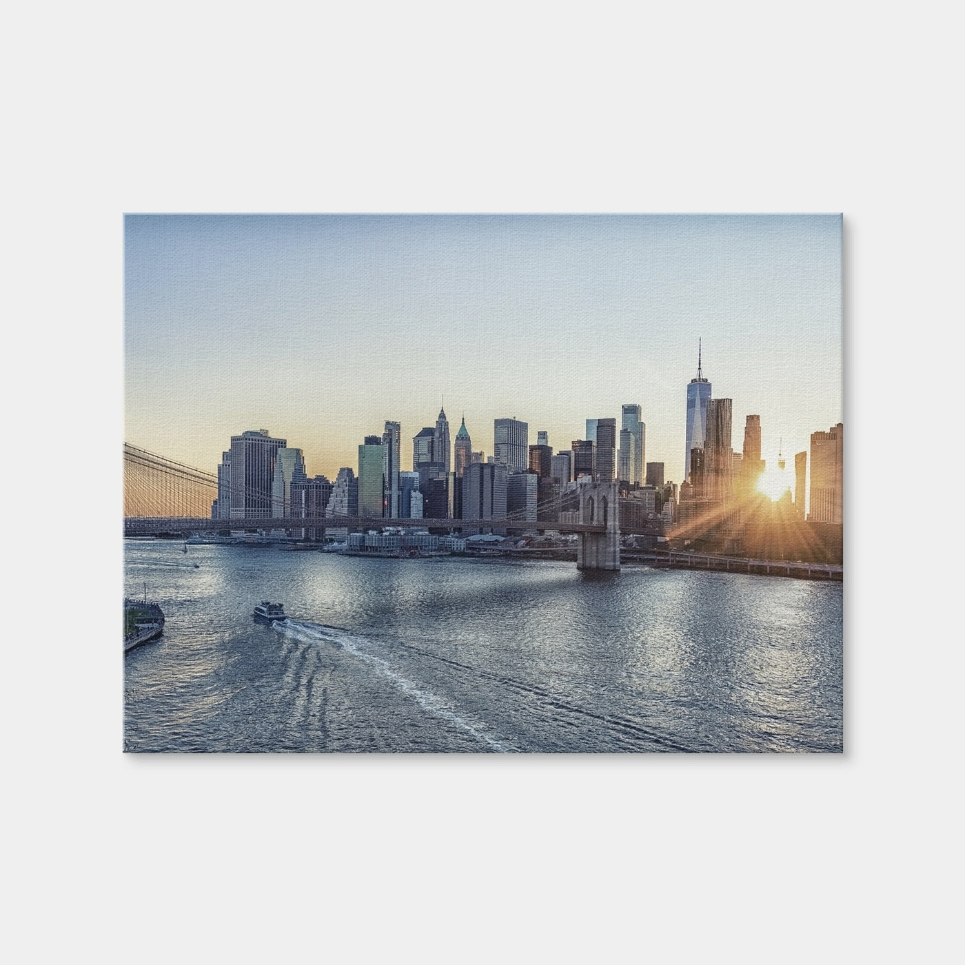 AUTO-MOCKUP WHITE | Sunset In New York | 1 Piece | Gallery Wrap | group=4x3