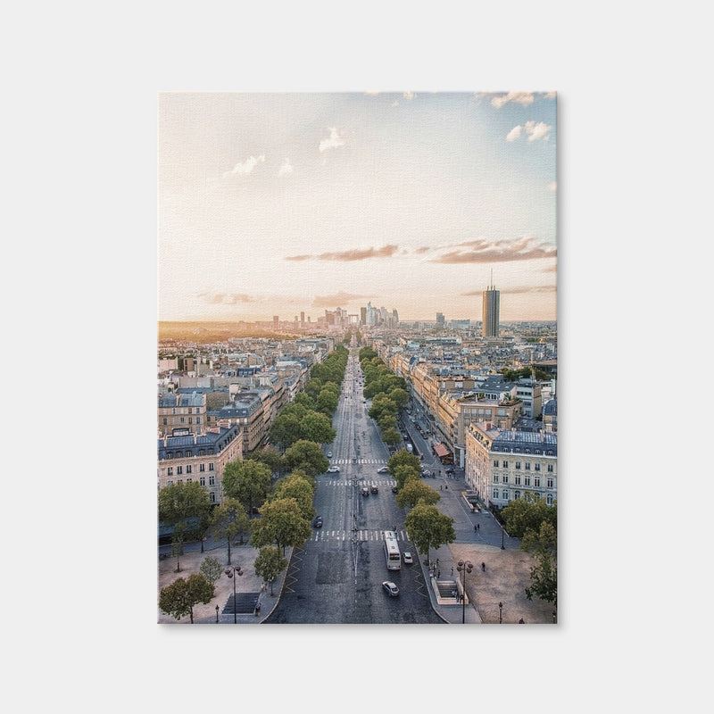 AUTO-MOCKUP WHITE | Sunset In Paris | 1 Piece | Gallery Wrap | group=3x4
