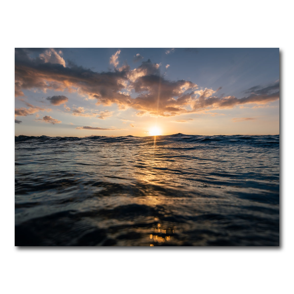 Sunset Ocean Wall Art