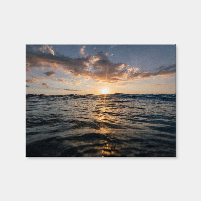 AUTO-MOCKUP WHITE | Sunset Ocean | 1 Piece | Gallery Wrap | group=4x3