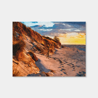 AUTO-MOCKUP WHITE | Sunset On The Dunes | 1 Piece | Gallery Wrap | group=4x3