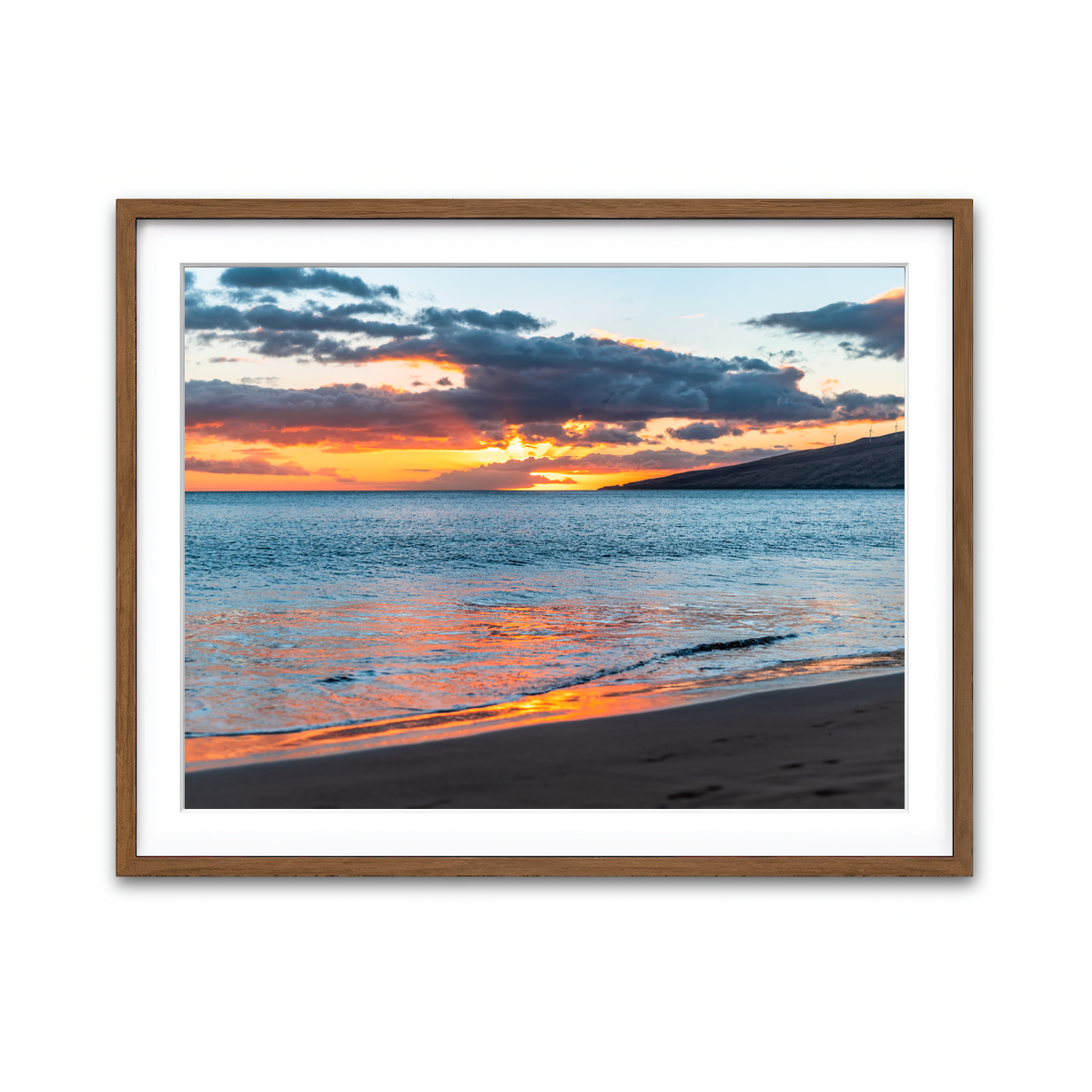 Framed Print 4x3 Walnut