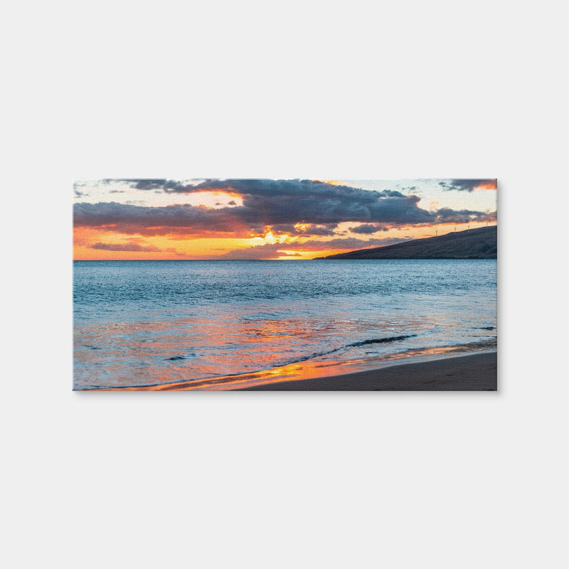 AUTO-MOCKUP WHITE | Sunset Over the Beach | 1 Piece | Gallery Wrap | group=2x1