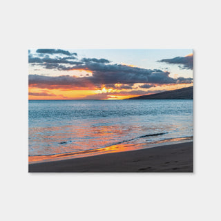 AUTO-MOCKUP WHITE | Sunset Over the Beach | 1 Piece | Gallery Wrap | group=4x3