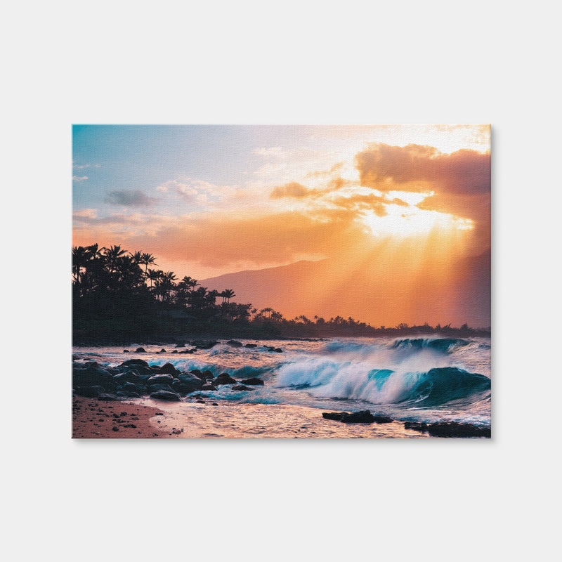 AUTO-MOCKUP WHITE | Sunset Paradise | 1 Piece | Gallery Wrap Canvas | group=4x3