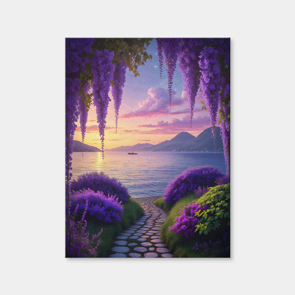 Sunset Serenity Wall Art — Canvas Wrap Format preview