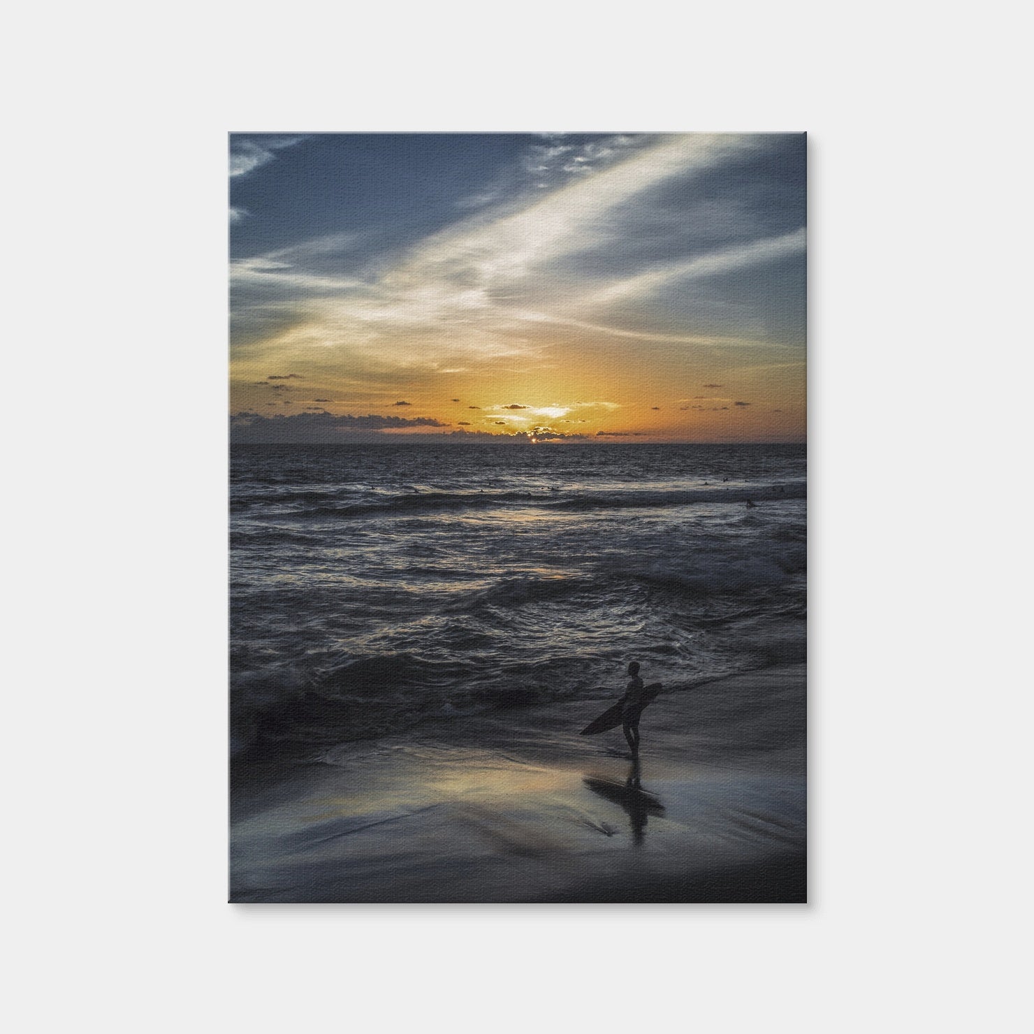 AUTO-MOCKUP WHITE | Sunset Surfer | 1 Piece | Gallery Wrap | group=3x4